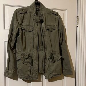 Women's Olive Lucky Military Style Jacket
